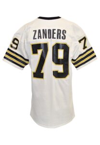 Late 1970s Emanuel Zanders New Orleans Saints Game-Used Road Jersey