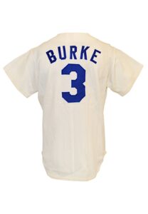 Late 1970s Glenn Burke Los Angeles Dodgers Game-Used Home Jersey