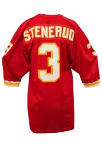 Late 1970s Jan Stenerud Kansas City Chiefs Game-Used Jersey