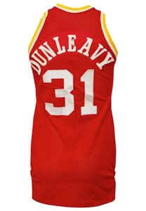 Late 1970s Mike Dunleavy Houston Rockets Game-Used Road Jersey