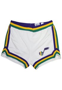 Late 1970s “Pistol” Pete Maravich Utah Jazz Game-Used Shorts