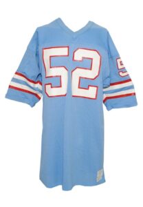 Late 1970s Robert Brazile Houston Oilers Home Jersey