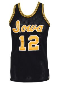 Late 1970s Ronnie Lester University of Iowa College Game-Used Jersey