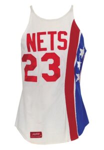 Late 1970’s Super John Williamson NJ Nets Game-Used Home Uniform