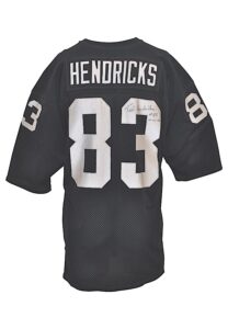 Late 1970s Ted Hendricks Oakland Raiders Game-Used & Autographed Home Jersey