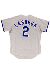 Late 1970s Tommy Lasorda LA Dodgers Manager Worn Road Jersey