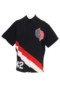 Late 1970s Wally Walker Portland Trail Blazers Warm-Up Suit, Pair Of Shorts & Warm-Up Pants