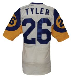 Late 1970’s Wendell Tyler Los Angeles Rams Game-Used & Autographed Road Jersey