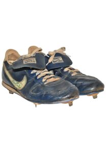 Late 1980s Gary Carter Ney York Mets Game-Used & Autographed Cleats