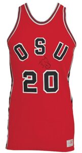 Late 1980s Gary Payton Oregon State Game-Used & Autographed Road Jersey