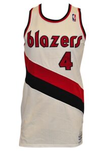 Late 1980s Jim Paxson Portland Trail Blazers Game-Used Home & Road Jerseys