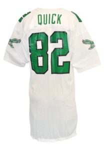 Late 1980s Mike Quick Philadelphia Eagles Game-Used Road Jersey