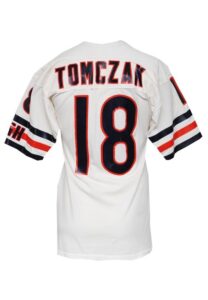 Late 1980s Mike Tomczak Chicago Bears Game-Used Road Jersey