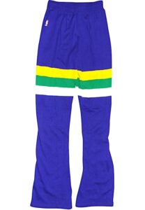 Late 1980s Player-Worn Warm-Up Pants & Trunks — Malone x2, Stockton & Griffith