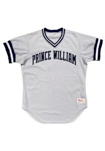 Late 1980s Prince William Cannons Game-Used Minor League Jersey #20