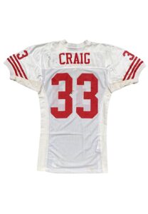 Late 1980s Roger Craig SF 49ers Game-Used & Signed Jersey