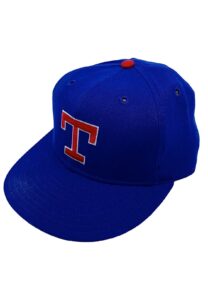 Late 1980s Ruben Sierra Texas Rangers Game-Used & Signed Cap