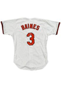 Late 1990s Harold Baines Baltimore Orioles Game-Used & Autographed Jersey