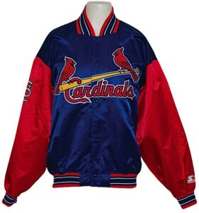 Late 1990s Mark McGwire St. Louis Cardinals Worn Cold Weather Bench Jacket