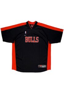 Late 1990s Scottie Pippen Chicago Bulls Player Worn Shooting Shirt