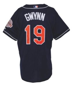 Late 1990’s Tony Gwynn San Diego Padres Game-Used & Autographed Alternate Jersey