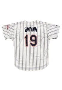 Late 1990s Tony Gwynn SD Padres Game-Used & Signed Home Jersey