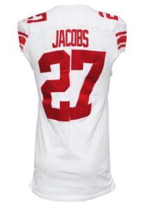 Late 2000s Brandon Jacobs New York Giants Game-Used Road Jersey