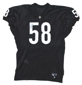 Lawrence Taylor’s Luther “Shark” Lavay Autographed Home Jersey From Any Given Sunday