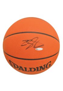 LeBron James Autographed Basketball