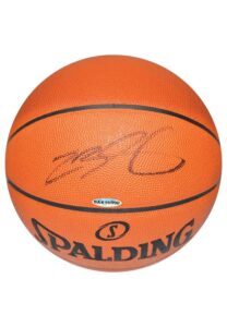 LeBron James Autographed Basketball