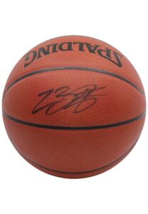 LeBron James Autographed Spalding Basketball