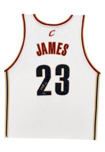 LeBron James Cleveland Cavaliers Autographed Home Jersey