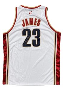 LeBron James Cleveland Cavaliers Autographed Home Jersey