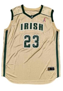 LeBron James Fighting Irish High School Issued Jersey