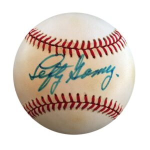 Lefty Gomez Single Signed Baseball