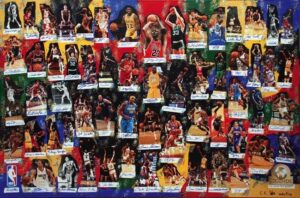 “Legends of Basketball – We Made This Game” Limited Edition NBA Top 60 Autographed Large Canvas Painting