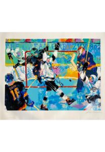 LeRoy Neiman Wayne Gretzky “Gretzky’s Goal” Limited Edition Hand Signed & Numbered Serigraph