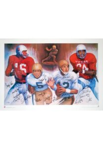 Limited Edition Heisman Trophy Winners Autographed Lithographs