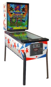 Line Drive Pinball Machine