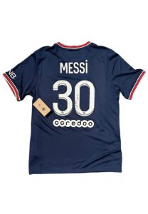 Lionel Messi Autographed Jumpman Paris Soccer Jersey