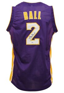 Lonzo Ball Autographed Replica Jersey