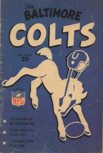 Lot of 1948-64 Vintage Baltimore Colts Programs