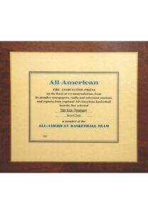 Lot of 1982 Dale Ellis Tennessee All-American Awards