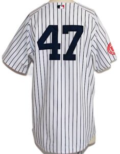 Lot of 2005 NY Yankees Game-Used Home Jersey’s with Katrina Patch