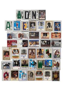 Lot Of 42 NBA “Top 50” Players Autographed Cards