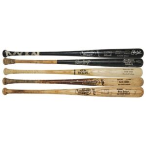 Lot of 5 Baltimore Orioles Players Game-Used Bats – Segui