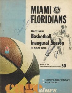 Lot of ABA Autographed Programs – 1967-68 Oakland Oaks, 1975-76 Spirits of St. Louis & 1967-68 Miami Floridians