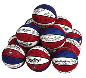 Lot of ABA Reunion Autographed Basketballs