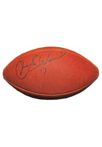 Lot of Autographed Footballs – Lou Holtz & Charlie Ward