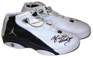 Lot of Dallas Mavericks Game-Used & Autographed Sneakers – Nowitski, Finley & Walker